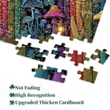 Enchanted Mushroom Library Jigsaw Puzzle 1000 Pieces