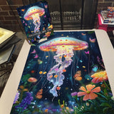 Floral Jellyfish Jigsaw Puzzles 1000 Pieces