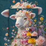 Flower Sheep Jigsaw Puzzle 1000 Piece