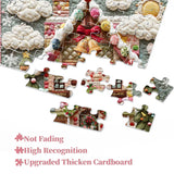 Candy Gingerbread House Jigsaw Puzzle 1000 Piece