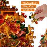 Animaux mignons et veille de Noël Puzzle 1000 pièces