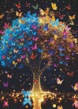 Puzzle en forme d'arbre Sparkling Wings 1000 pièces