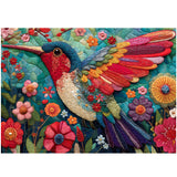 Patchwork Hummingbird Jigsaw Puzzle 1000 Piece