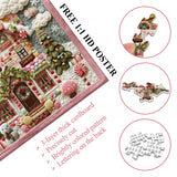 Candy Gingerbread House Jigsaw Puzzle 1000 Piece
