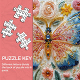 Butterfly Gem Jigsaw Puzzle 1000 Piece
