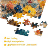 Puzzle en forme de vase à fleurs en papier - 1000 pièces