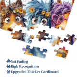 Puzzle Troupeau de chevaux joyeux 1000 pièces