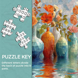 Colorful Vases Jigsaw Puzzle 1000 Pieces