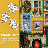 Christmas Window Jigsaw Puzzle 1000 Pieces