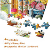 Rompecabezas de Primavera con Hilos Coloridos de 1000 Piezas