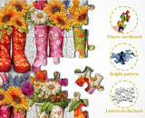 Flower Boots Jigsaw Puzzle 1000 Piece