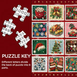 Christmas Stamps Jigsaw Puzzle 1000 Piece