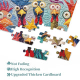 Colorful Clucks Jigsaw Puzzle 1000 Piece