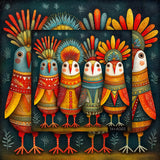 Feather Crown Tribe Jigsaw Puzzle 1000 Pieces