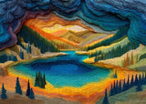 Yellowstone Lake Art Jigsaw Puzzle 1000 Pieces