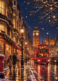 Noche de nieve de Londres Rompecabezas 1000 piezas