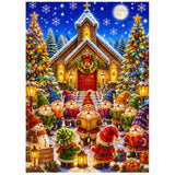 Puzzle di Villaggio di Gnomi di Natale 1000 Pezzi
