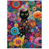 Enchanted Cat Blossoms Jigsaw Puzzle 1000 Pieces