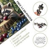 Raccoons Berry Time Jigsaw Puzzle 1000 Piece