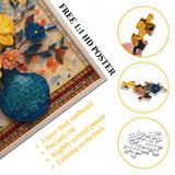 Puzzle en forme de vase à fleurs en papier - 1000 pièces