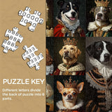 Royaler Hundeporträt-Puzzle 1000 Teile