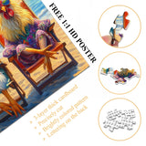 Beach Roosters Jigsaw Puzzle 1000 Pieces