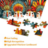 Feather Crown Tribe Jigsaw Puzzle 1000 Pieces