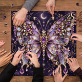 Galaxy Amethyst Butterfly Jigsaw Puzzle 1000 Pieces