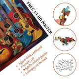 Fabric Guitar Jigsaw Puzzles 1000 Pieces