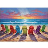 Beach Sunset Jigsaw Puzzle 1000 Pieces