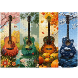 Puzzle Guitare Quatre Saisons 1000 pièces