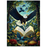 Eagle Plumes Pages Jigsaw Puzzle 1000 Pieces