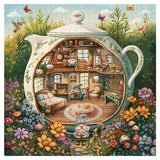 Gnome Teahouse Jigsaw Puzzle 1000 Pieces