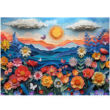 Art Flower Bush Jigsaw Puzzle 1000 Pieces