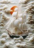 Puzzle White Voyage 1000 pièces