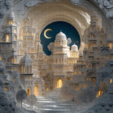 Paper City Art Jigsaw Puzzle 1000 Piece