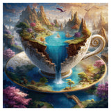 Puzzle Paysage Fracturé 1000 Pièces