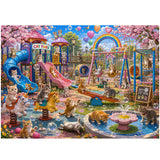Cat Park-Puzzle 1000 Teile