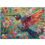 Flower & Hummingbird Jigsaw Puzzle 1000 Pieces