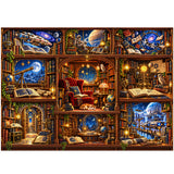 Interstellares Bücherregal Puzzle 1000 Stück