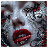 Silver Lace Kiss Jigsaw Puzzle 1000 Pieces