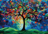 Color Starry Tree Jigsaw Puzzle 1000 Pieces