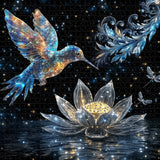 Hummingbird Lotus Jigsaw Puzzle 1000 Pieces