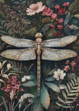 Retro Dragonfly Jigsaw Puzzle 1000 Pieces