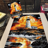 Rock Lighthouse Jigsaw Puzzle 1000 Pieces