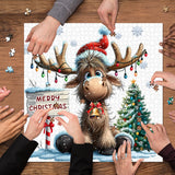 Elk Christmas Celebration Jigsaw Puzzles 1000 Pieces