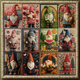Gnome Holiday Quilt Quilt puzzle puzzle 1000 pezzi