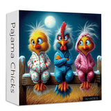 Puzzle Poussins Pyjama 1000 Pièces
