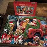 Christmas Puppy Jigsaw Puzzle 1000 Pieces