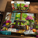 Stitches of Spring Jigsaw Puzzle 1000 Pieces